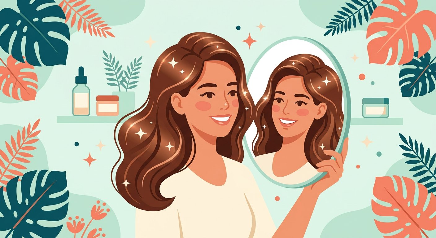 Hair and skin treatment for a natural glow